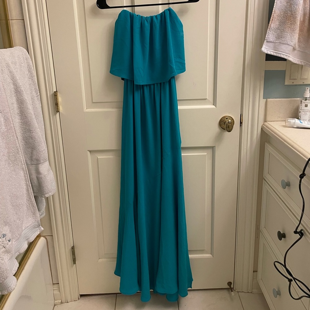 Strapless Maxi Dress